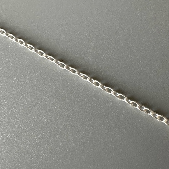 Sterling Silver and 24K Gold Embossed Flower Necklace - Picture 11 of 13